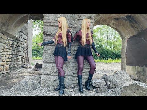 STILETTO (Lita Ford) - Harp Twins, Camille and Kennerly #Video