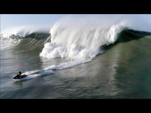 Surfer Almost Gets Crushed By Giant Wave Video