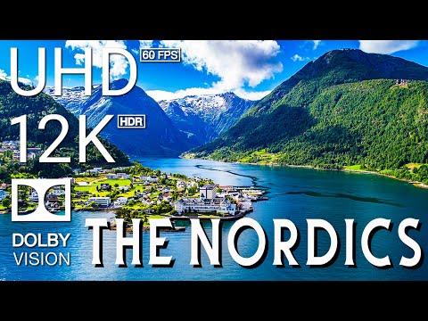 THE NORDICS - 12K Scenic Relaxation Film With Inspiring Cinematic Music - 12K (60fps) Video UltraHD 