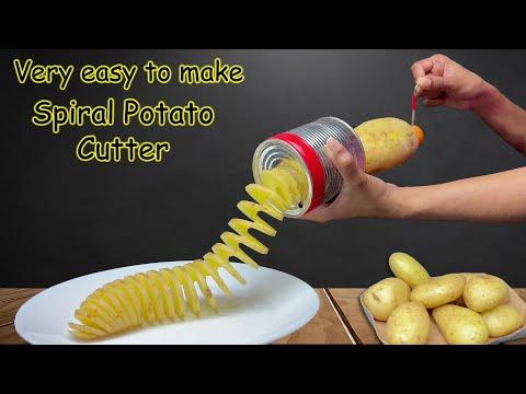 How to make a spiral Potato cutter #Video