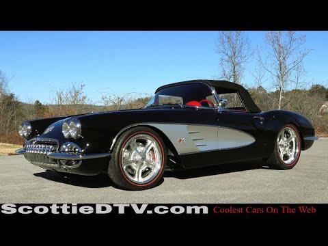 1958 Chevrolet Corvette Steve Holcomb Pro Auto Custom Interiors #Video