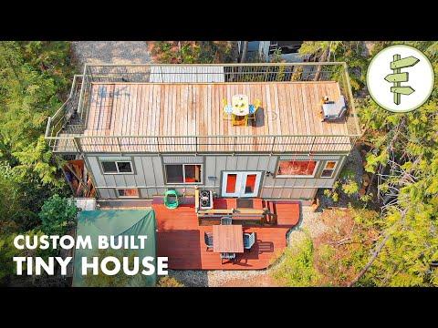 Retired Couple's Super Custom Zero Waste Tiny House - Full Tour & Interview #Video