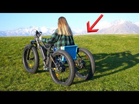 Homemade Off Road Electric Wheelchair - She had NO Idea!