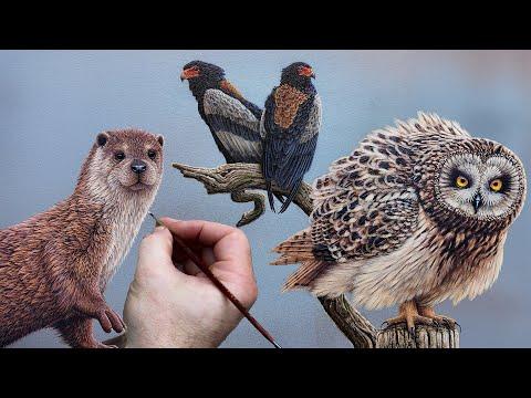 Adding the Final Touches To A New Collection Of Paintings | Robert E Fuller #Video