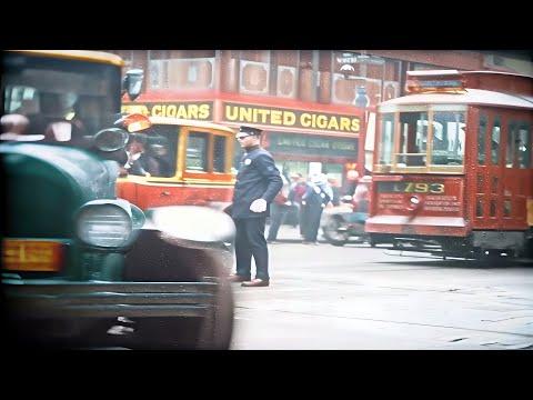1920s - New York & Coney Island in color [60fps,Remastered] w/sound design added #Video