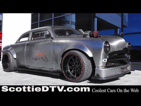 1949 Ford Body Swapped BMW 335I Chassis Drivetrain Hot Rod Street Rod #Video