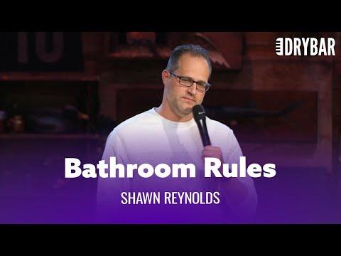 The Unspoken Rules Of The Bathroom. Comedian Shawn Reynolds
