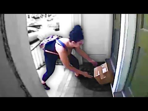 Package Thief Falls for the Trap. Your Daily Dose Of Internet. #Video