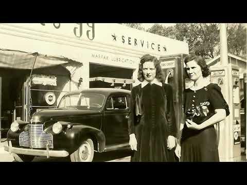 MORE 1940s America - Life at the Gas Station in Original BLACK & WHITE #Video