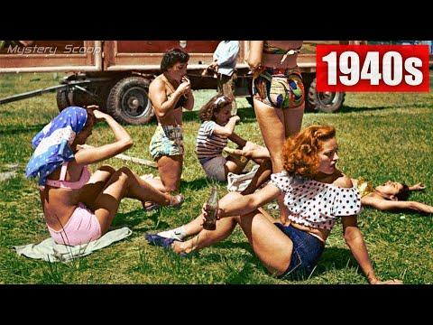 Stunning Colorized Photos That Show Life In America in 1930s and 1940s #Video