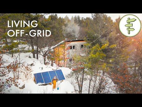 Man Spends 6 Years Living Off-Grid with Rainwater & Solar in a Self-Built Cabin #Video