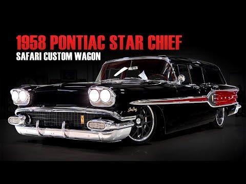 1958 Pontiac Star Chief Custom Safari Station Wagon #Video