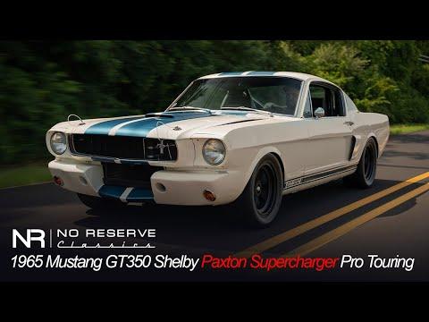 Paxton Supercharged 1965 Ford Mustang GT350 Pro-Touring Restomod #Video