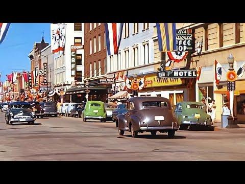 1950s American Small Towns in COLOR #Video