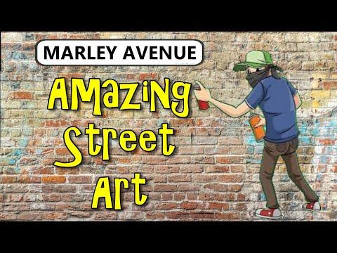 Amazing Street Art Marley Avenue #Video