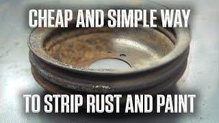 DIY | How to strip rust and paint on the cheap