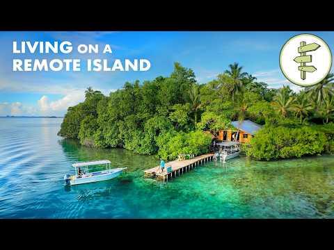 Family of 5 Living Off-Grid on a Remote Tropical Island #Video