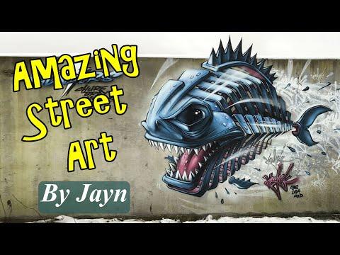 Amazing Street Art By Jayn #Video