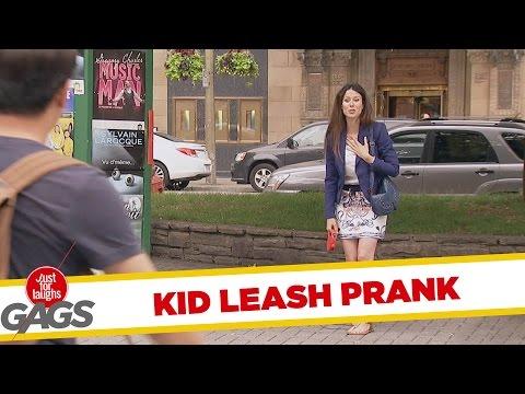 Funny! - Kid Leash Prank