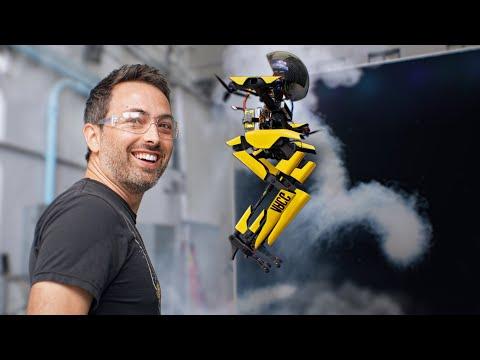 This Robot Walks, Flies, Skateboards, Slacklines #Video