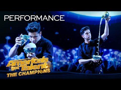 Magician Ben Hart Recreates An Indian Ritual With Rice Bowls - America's Got Talent: The Champions