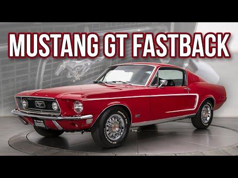 Documented S-code 1968 Mustang GT Fastback 390 V8 Auto - FOR SALE #Video