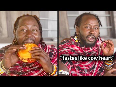 African Tribe Tries Burgers for the First Time - Your Daily Dose Of Internet #Video