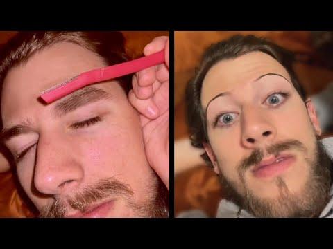 His Girlfriend Wanted to Trim his Eyebrows. Your Daily Dose Of Internet. #Video