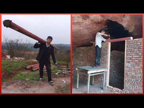 Man Finds Secret Cave and Turns it Into An Amazing Apartment #Video