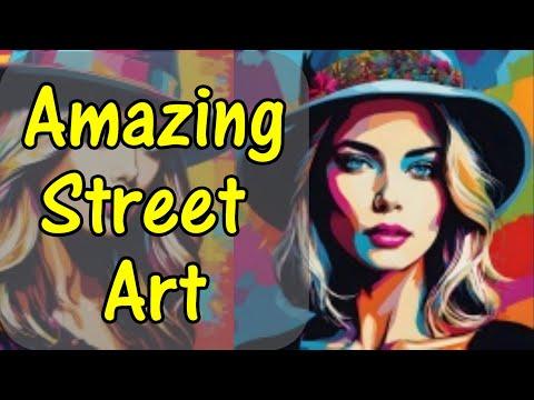 Amazing Street Art In Cities Around The World #Video