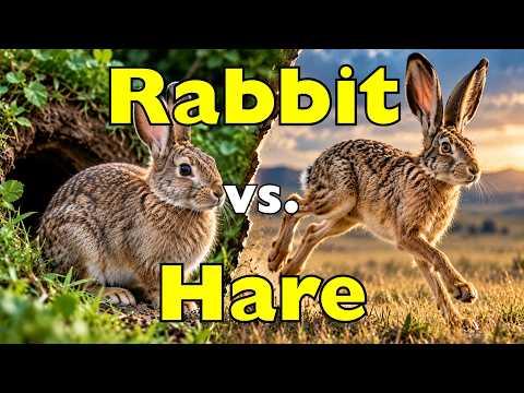 Why Hares Don’t Live in Burrows Like Rabbits #Video