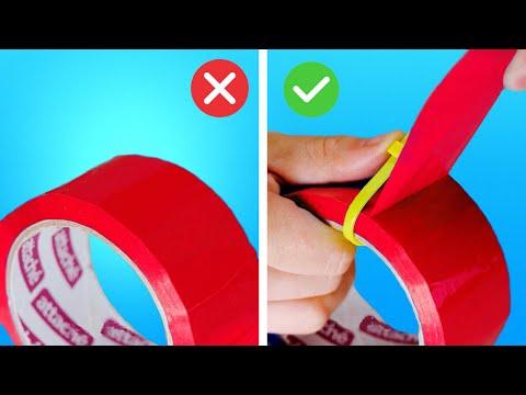 FIX ANYTHING WITH SCOTCH TAPE IN SUPER EASY WAYS #Video