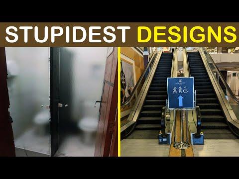 Stupidest Design Decisions Encountered In Public Places #Video