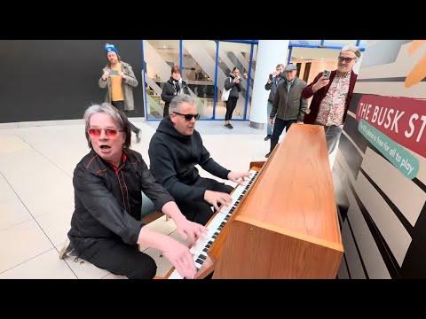 Insane Rock And Roll Piano Jam In The Mall #Video