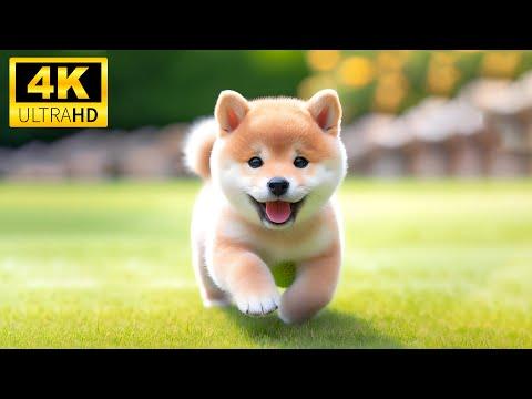 Baby Animals 4K (60FPS) - Roaming Through The Lively Adventures Of Young Animals With Relaxing Music