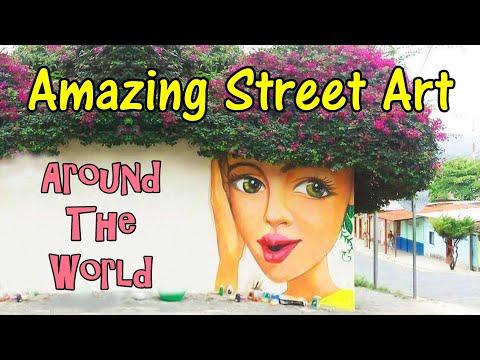 Amazing Street Art From Around The World #Video