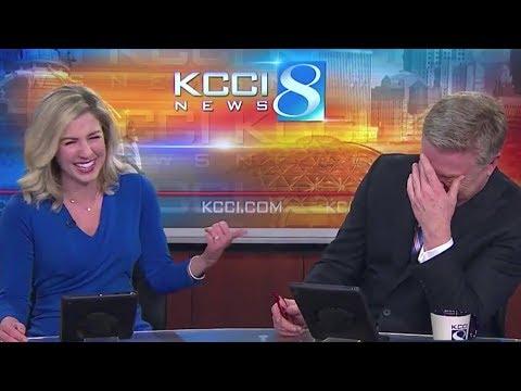 News Anchors Can't Stop Laughing At Honking Dog Video