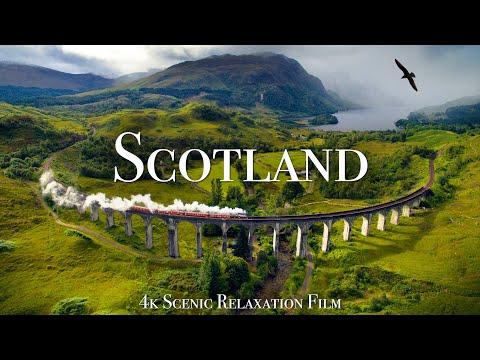 Scotland 4K - Scenic Relaxation Film With Celtic Music #Video