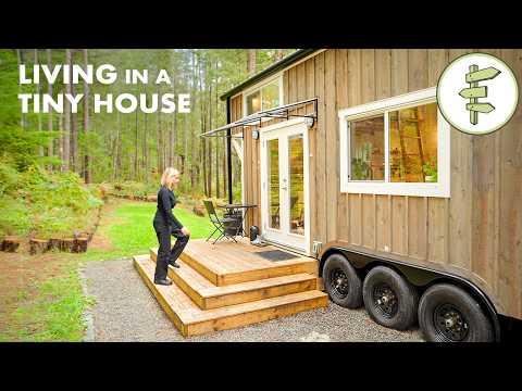 Woman Living in a Perfect Tiny House with BEAUTIFUL Interior Design – Cost & Full Tour #Video