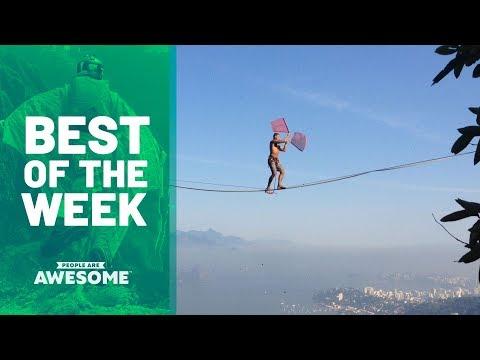 Slackline Tricks, Extreme Cup Juggling & More | Best of the Week