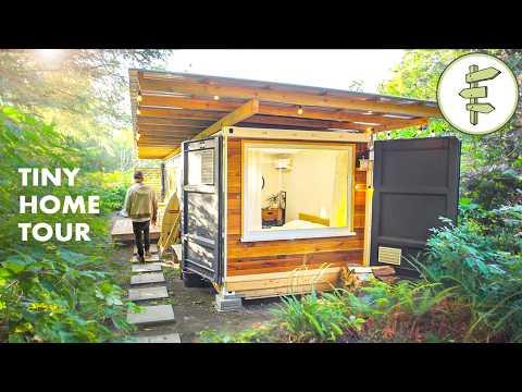 Couple Builds Low-Cost Shipping Container Tiny House on a Budget – FULL TOUR