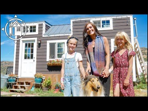 Mom + 2 Daughters Share TINY HOUSE for 4 Years & Love It! Video.