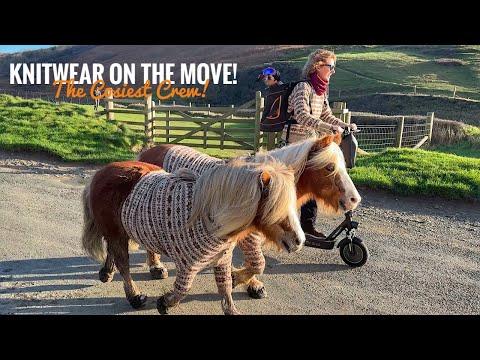 A Very British Adventure….A Scooter, Shetlands in Knitwear & Tweedy in Shades #Video