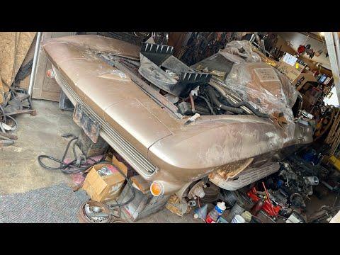 Barn Find Rare 1963 Corvette Split Window sitting since 72 #Video