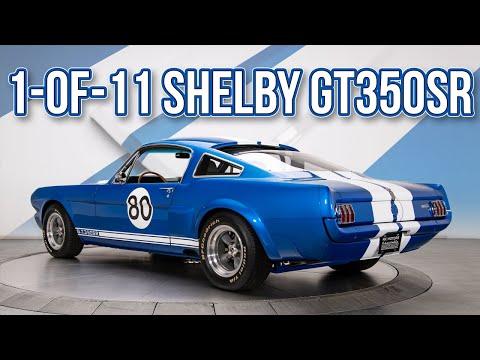 1-of-11 1965 Shelby GT350SR Fastback 408 V8 5-speed A/C Shelby Licensed #Video