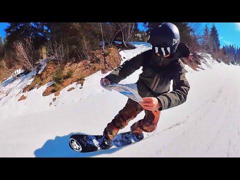 Man Reads Newspaper Whilst Snowboarding | Best Of The Week #Video