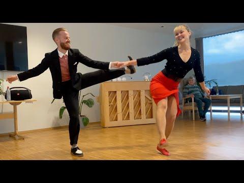 SWING DANCE Improv by Sondre & Tanya #Video