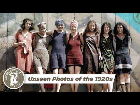 1920s UNSEEN Colorized Photos - A Photo Album of Life in America #Video