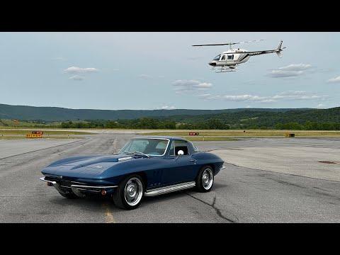 1966 Corvette Coupe 'RestoMod' Laguna Blue/Bright Blue LS swapped w/Auto trans #Video
