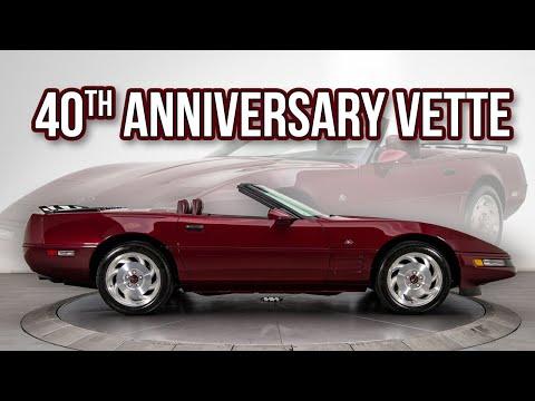 1993 Corvette 40th Anniversary Convertible LT1 V8 Auto w/only 5,224-miles - FOR SALE #Video